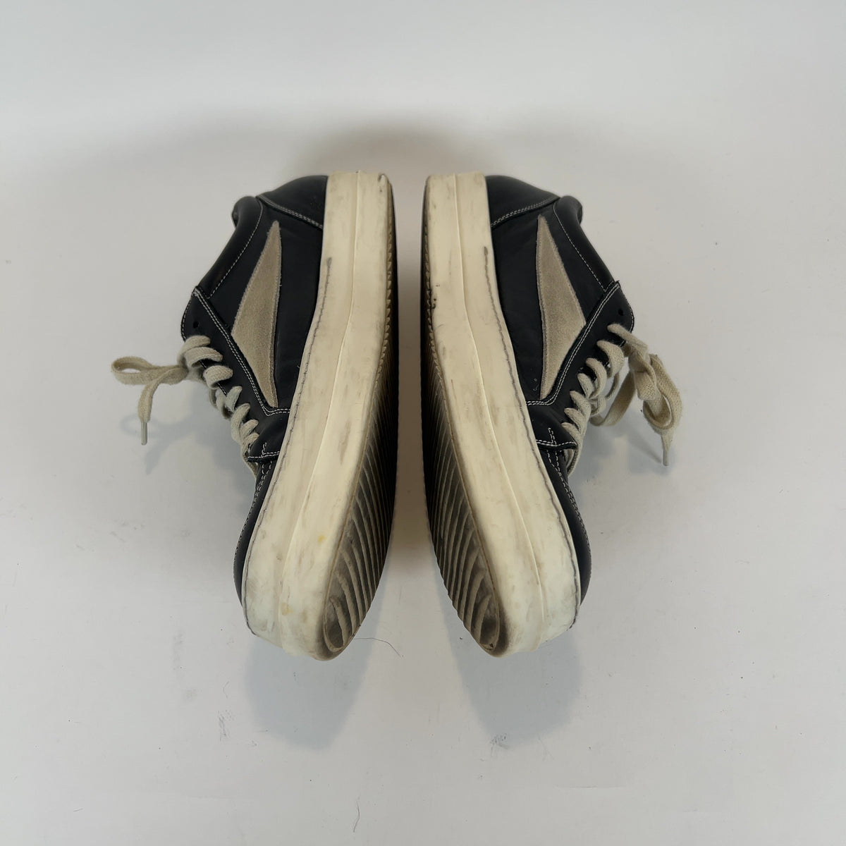 Rick Owens Black Mainline Vintage Low-Top Sneakers