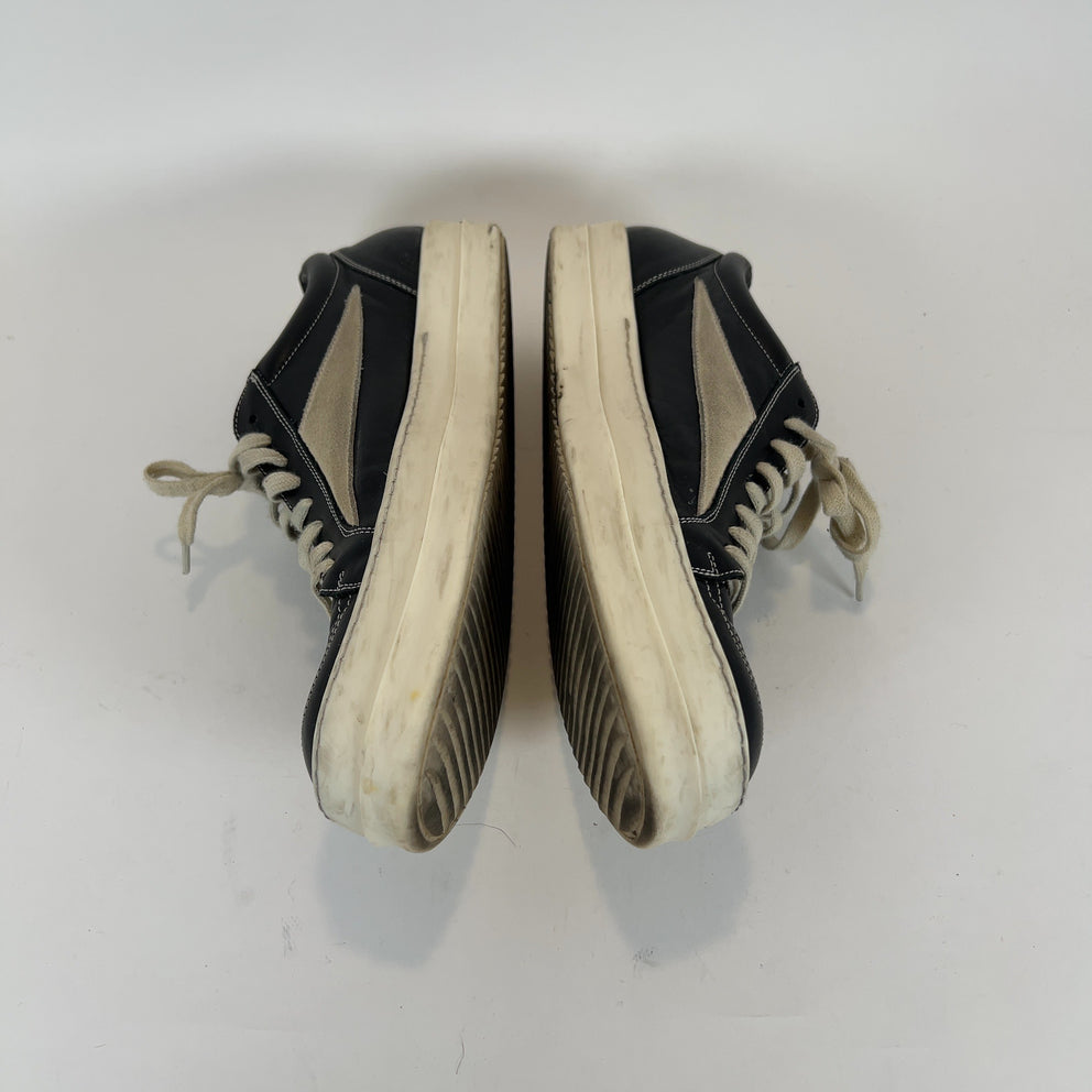 Rick Owens Black Mainline Vintage Low-Top Sneakers