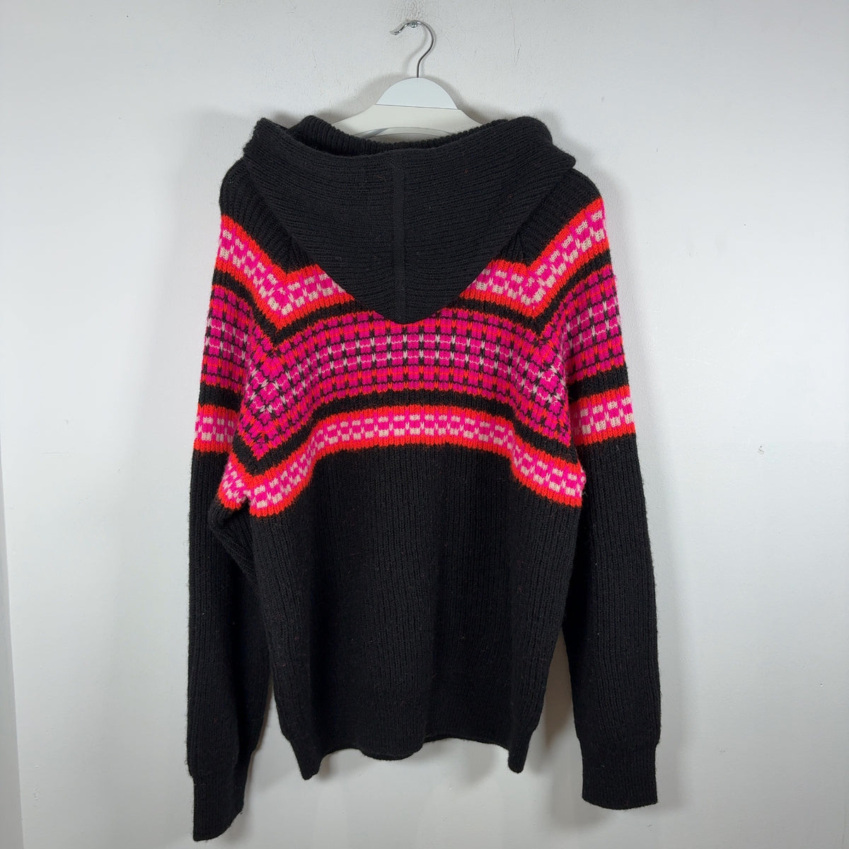 Celine Knitted Logo Jacquard Wool Sweater