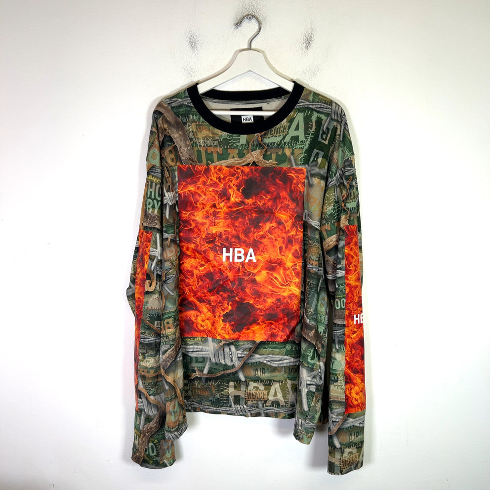 Hood By Air Ablaze Barbed Wire Longsleeve