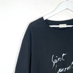 Saint Laurent Scribble Graphic Logo T-Shirt