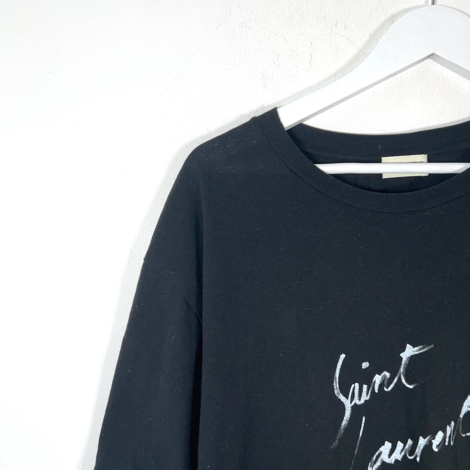 Saint Laurent Scribble Graphic Logo T-Shirt