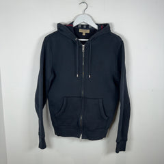 Burberry Check Zip Up Hoodie