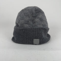 Louis Vuitton Damier Grey Knit Beanie