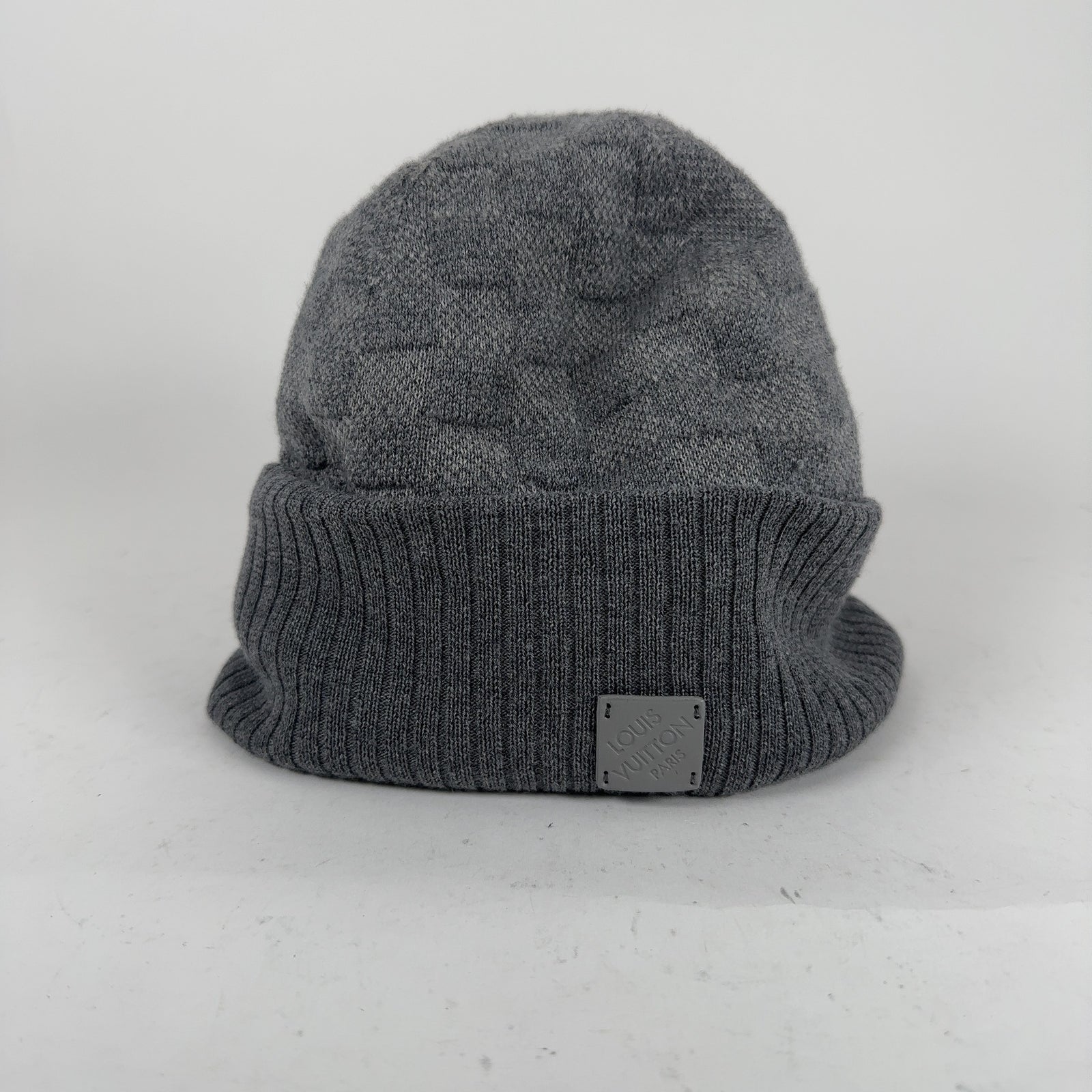 Louis Vuitton Damier Grey Knit Beanie