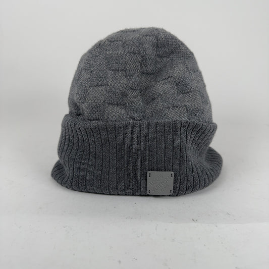 Louis Vuitton Damier Grey Knit Beanie