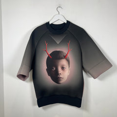 Junn.J Hell Boy Oleg Dou Neoprene Crewneck