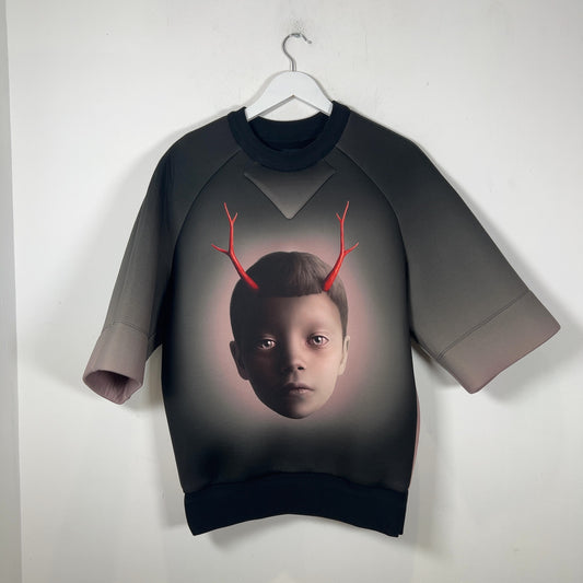 Junn.J Hell Boy Oleg Dou Neoprene Crewneck