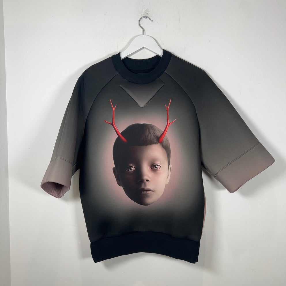 Junn.J Hell Boy Oleg Dou Neoprene Crewneck