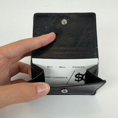 Balenciaga Tri-Fold Graffiti Leather Wallets