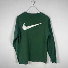 Stussy x Nike Green Logo Long-Sleeve T-Shirt Size S