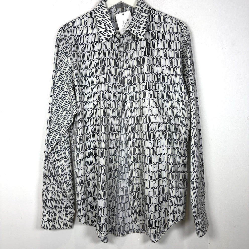Dior All-Over Print Button-Up Shirt