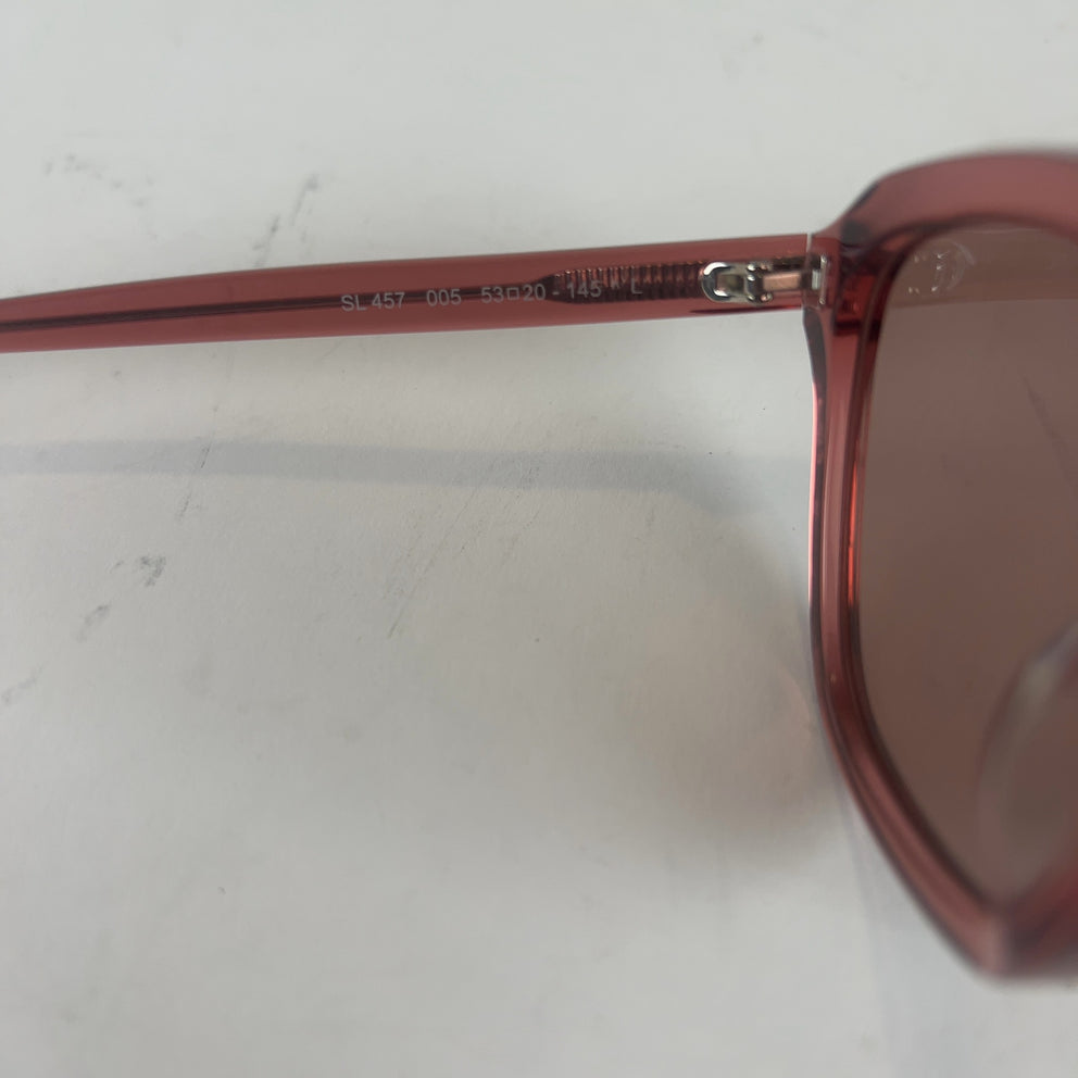 Saint Laurent Acetate Logo Sunglasses