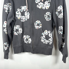 Denim Tears Rhinestone Zip Up Hoodie