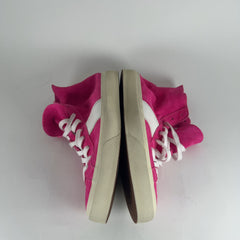 Tom Ford Pink Suede Leather High Tops Size 43.5