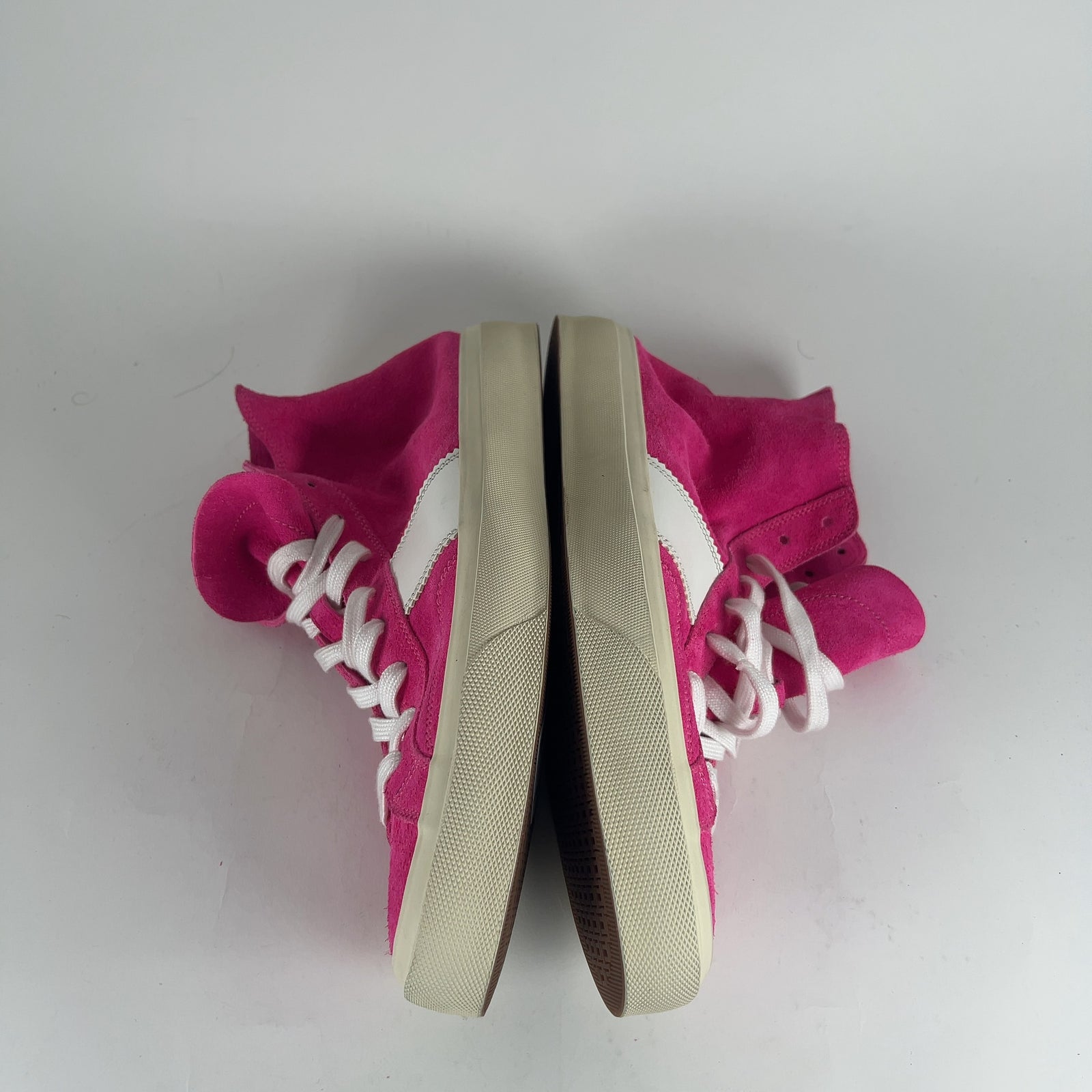 Tom Ford Pink Suede Leather High Tops Size 43.5