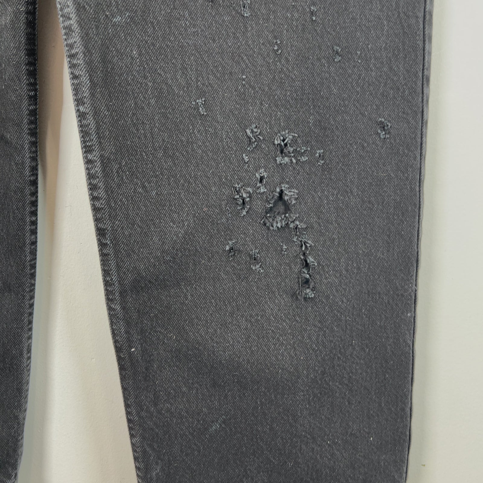 Balenciaga Shotgun Distressed Pants