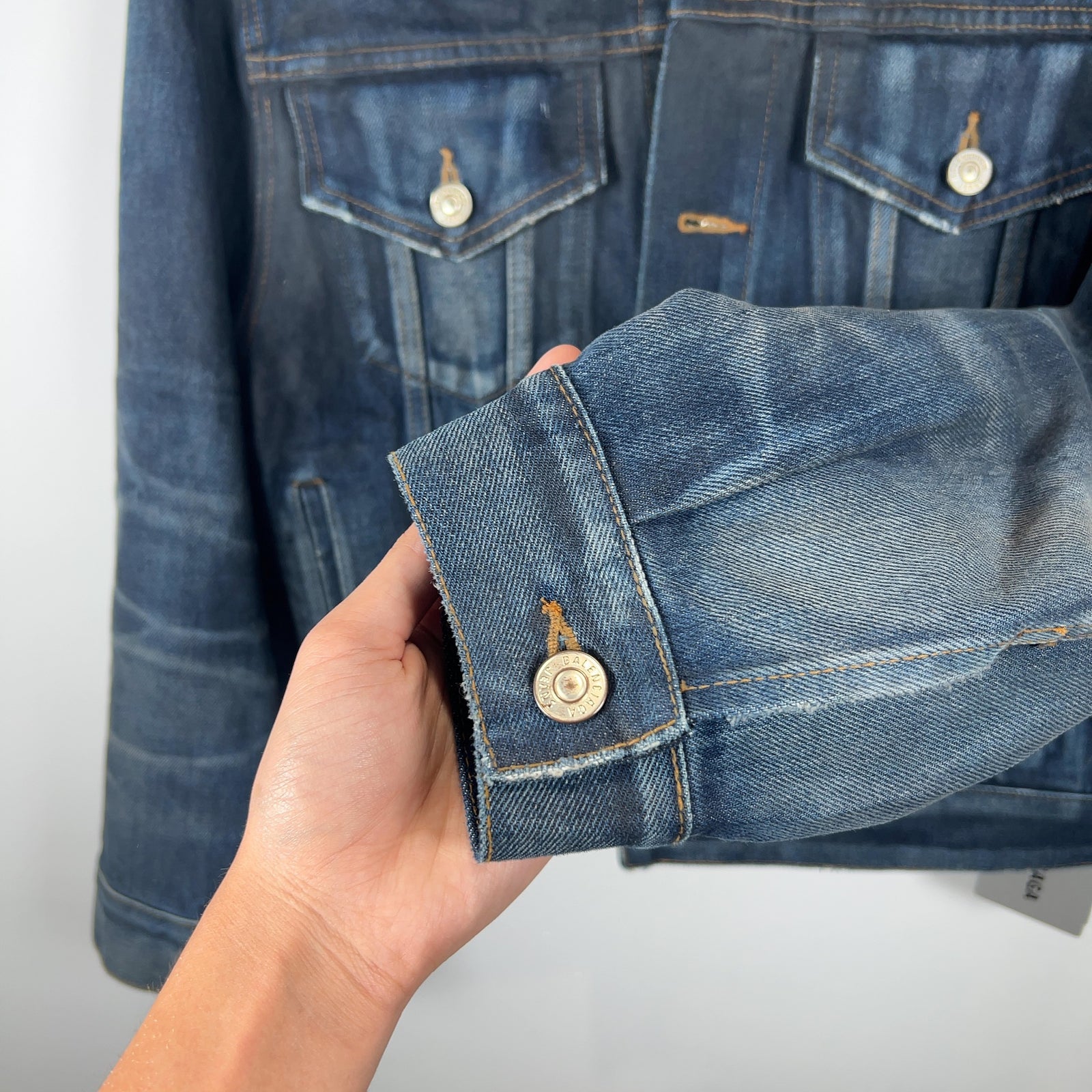 Balenciaga 'Dirty Swing' Denim Jacket