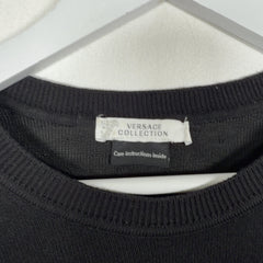 Versace Woven Chest Logo Sweater