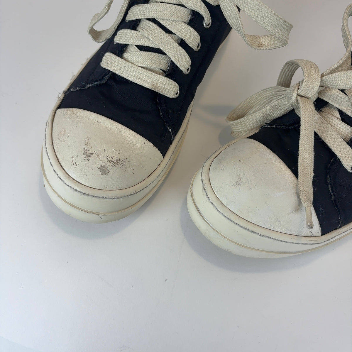 Rick Owens DRKSHDW Nylon Ramone Lowtop Sneakers