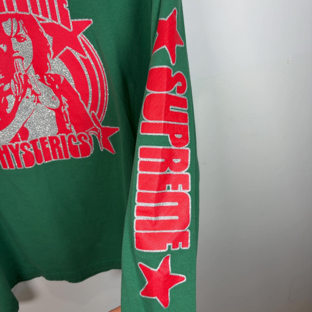 Supreme x Hysteric Glamour Glitter Girl Graphic Longsleeve