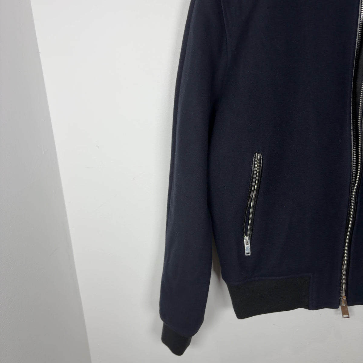 Sandro Wool Bomber Jacket