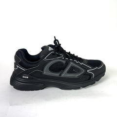Dior B30 Triple Black Mesh Microfiber Sneakers