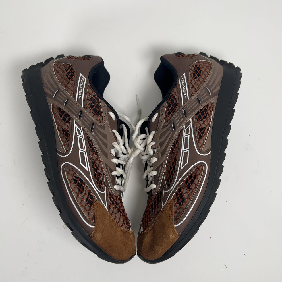 Bottega Veneta Orbit Star Anise Pinecone Lowtop Sneakers Size 42