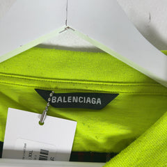 Balenciaga Neon/Flannel Hybrid Trompe L'oeil Shirt