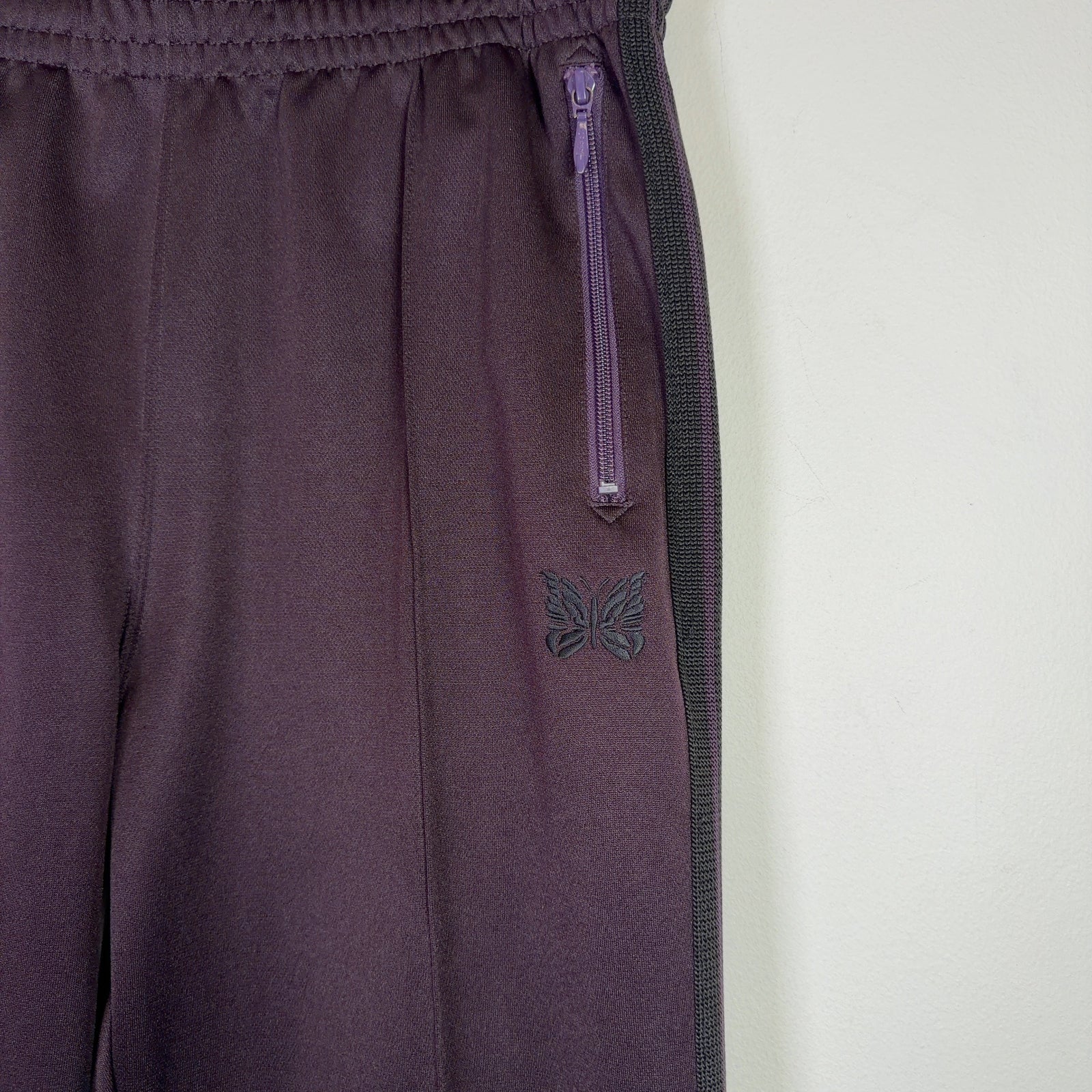Needles Purple/Black Striped Track Pants