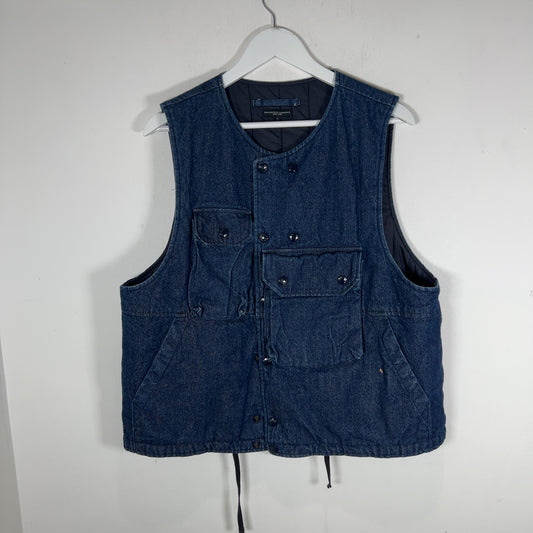 Engineered Garments Denim Cargo Vest