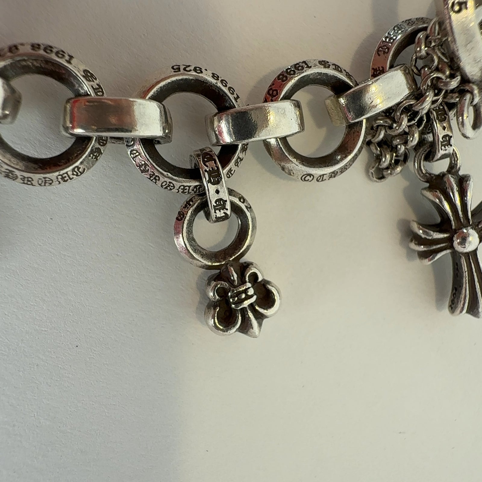 Chrome Hearts Multi Motif Charm Bracelet