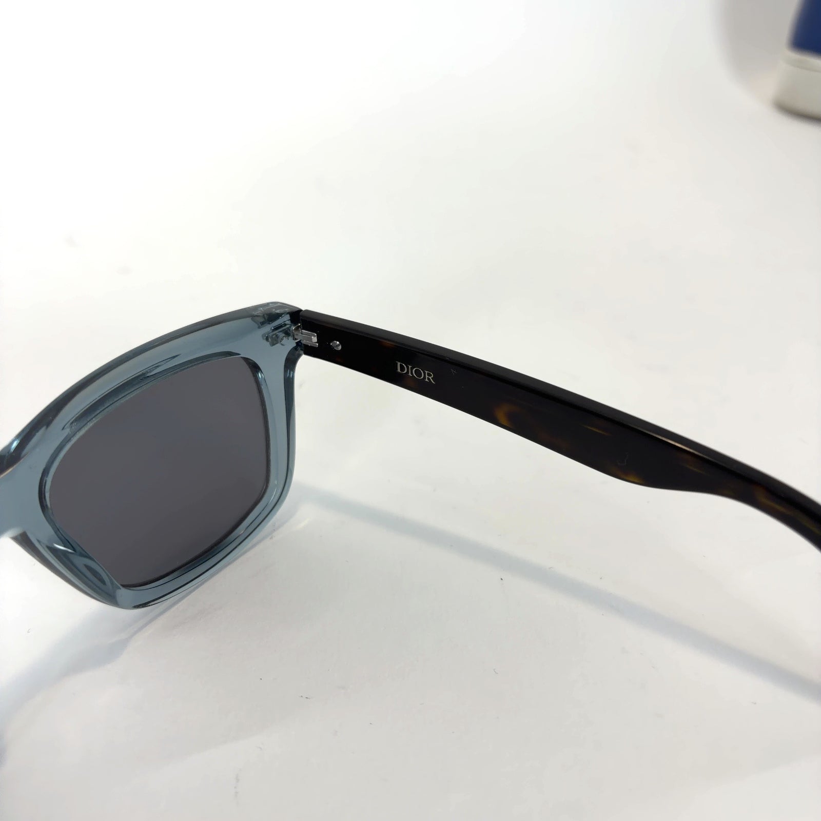 Dior Tie Logo Acetate Wayfarer Sunglasses