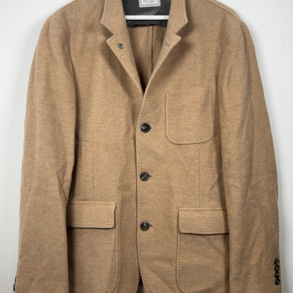 Brunello Cucinelli Cashmere Sport Coat Light Jacket