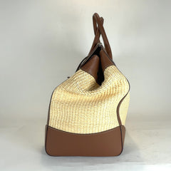 Ralph Lauren Soft Ricky Braided Raffia Handle Bags