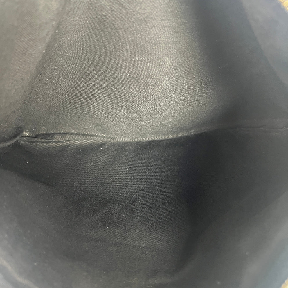 Amiri Pebbled Leather Embossed Pouch