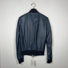 Dolce & Gabbana Leather Bomber Jacket