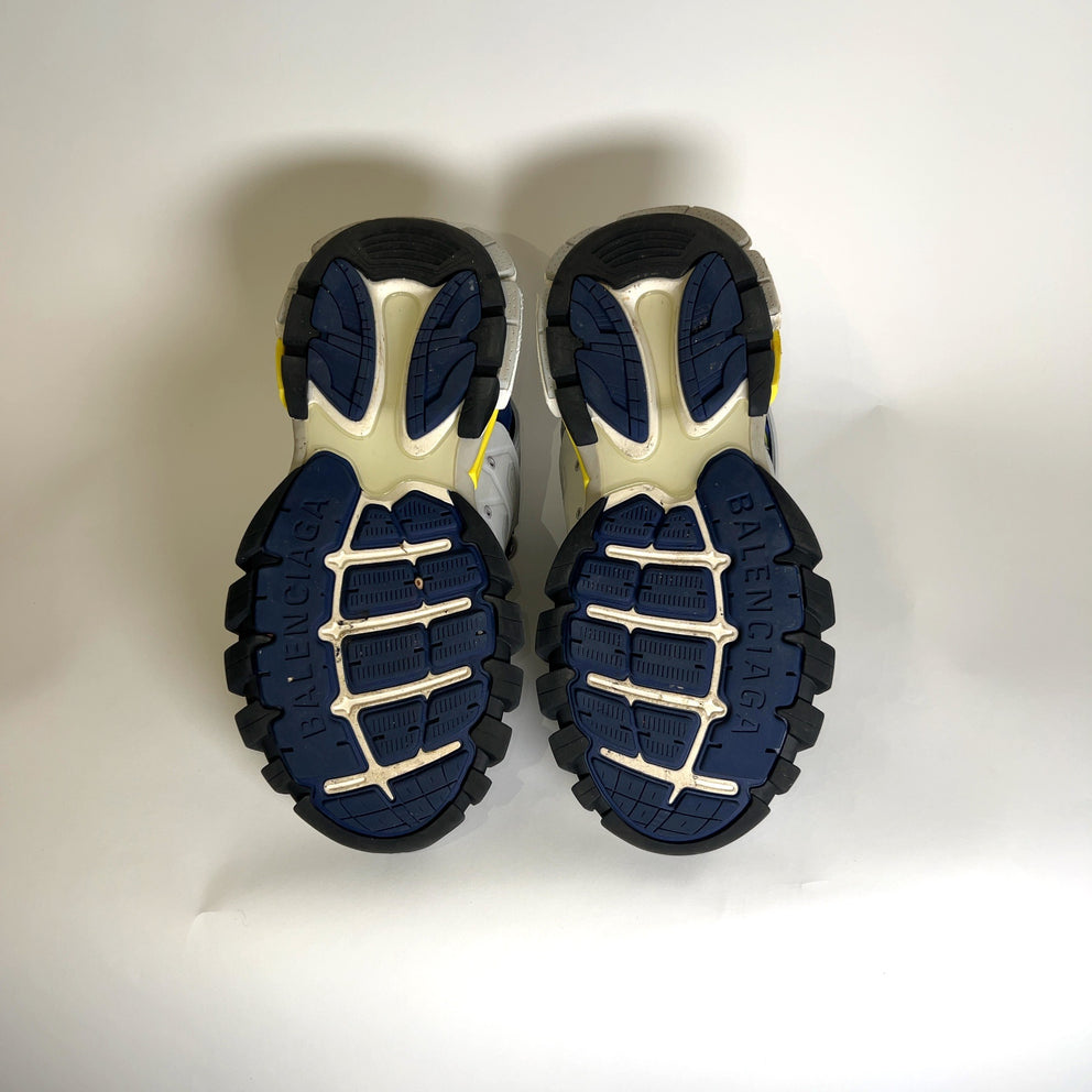 Balenciaga Blue/Yellow Track Sneakers