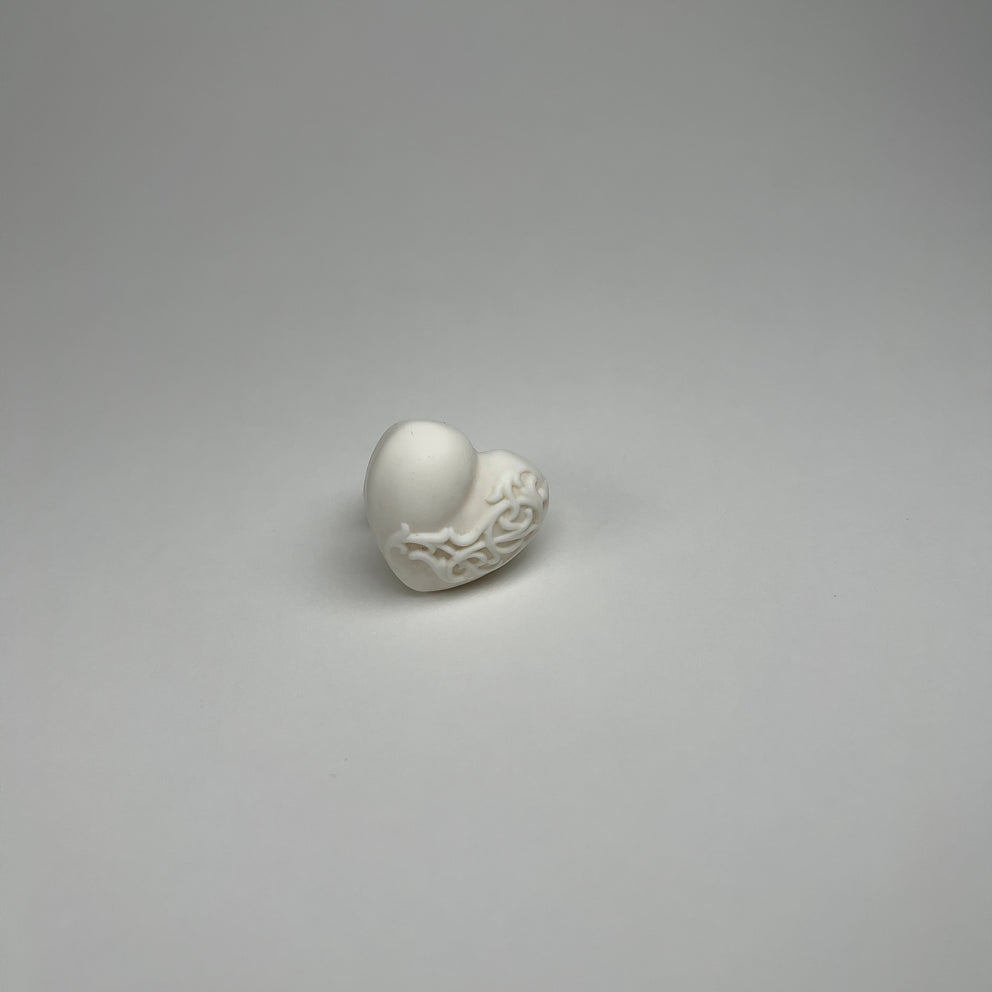 Chrome Hearts Eternal Heart White Silicone Ring
