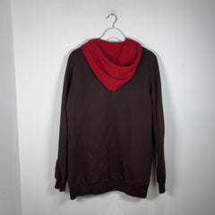Rick Owens Dark Amber/Cherry Felpa Hoodie