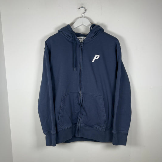 Palace 'P' Patch Zip-Up Hoodie