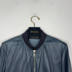 Dolce & Gabbana Leather Bomber Jacket