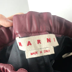 Marni Striped Leather Track Pants