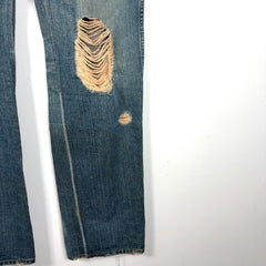 Number (N)ine AW03 'Touch Me I'm Sick' Kurt Cobain Patchwork Jeans