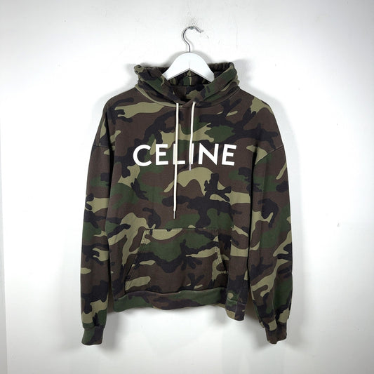 Celine Army Camo Logo Hoodie