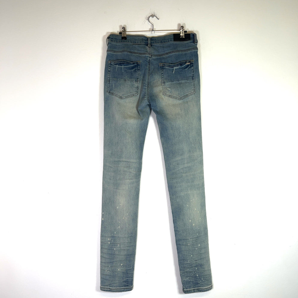 Amiri MX1 Black Patch Denim Jeans