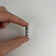 Chrome Hearts Star Band .925 Silver Ring
