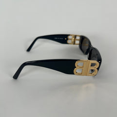 Balenciaga 'BB' Slim Rectangular Sunglasses