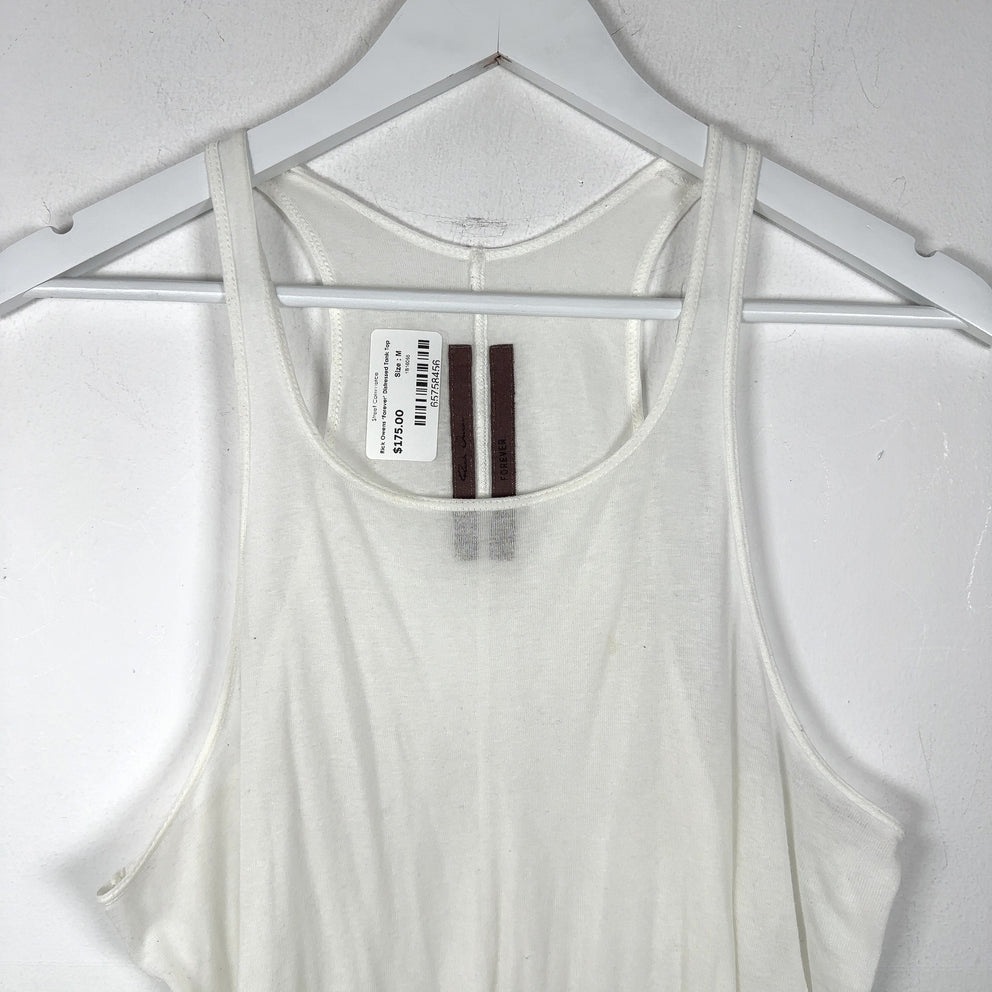 Rick Owens 'Forever' Distressed Tank Top