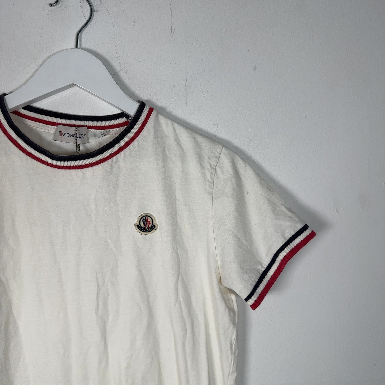 Moncler Patch Logo Cropped T-Shirt